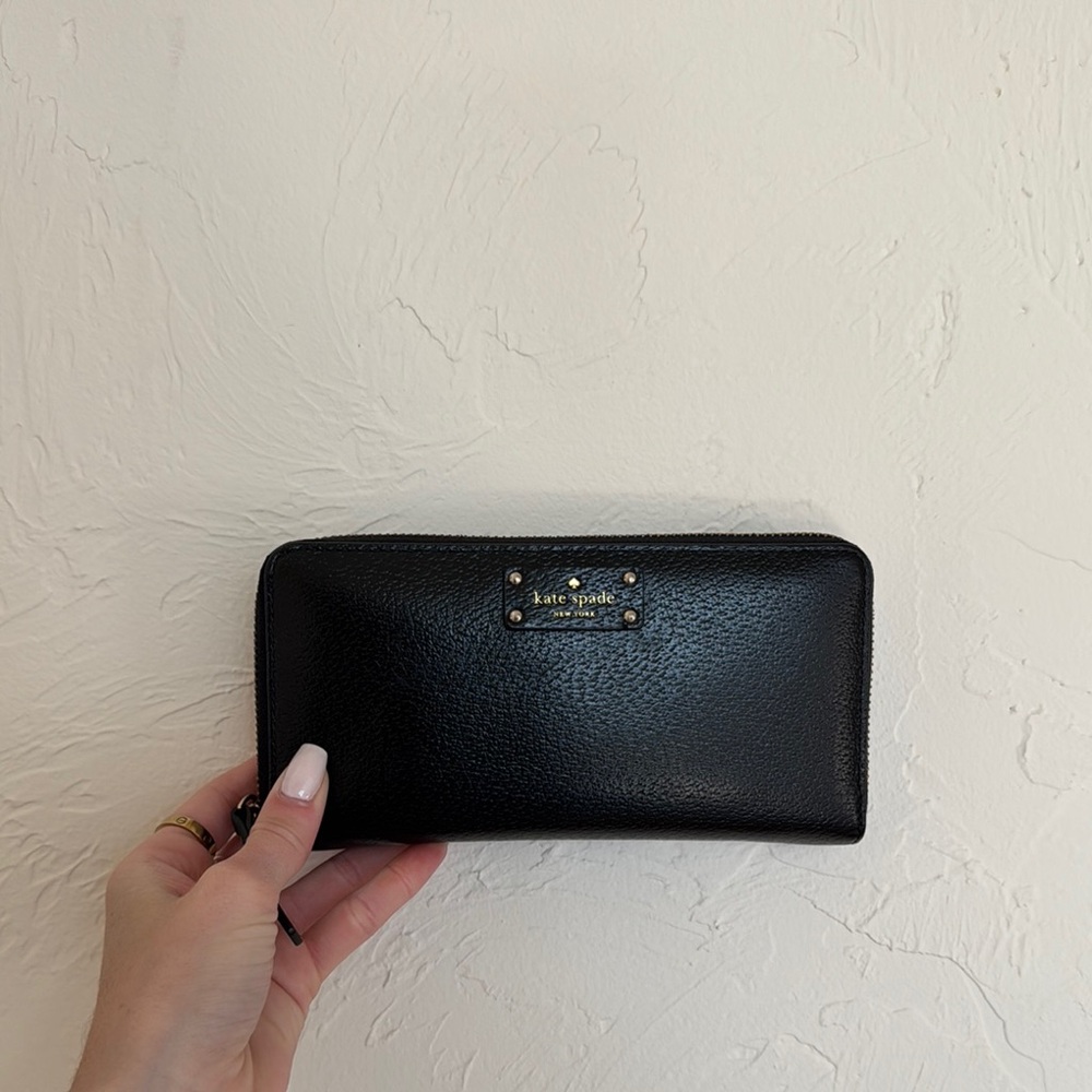 Kate Spade Black Leather Wallet